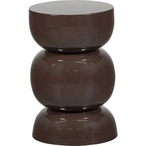 Kovový kulatý odkládací stolek ø 30 cm Breno – WOOOD obraz