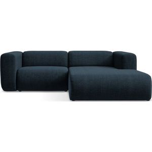 Modrá rohová pohovka (pravý roh/s lenoškou) Ekahi – Makamii obraz