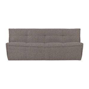 Hnědá pohovka z textilie bouclé 204 cm Cluster – vtwonen obraz