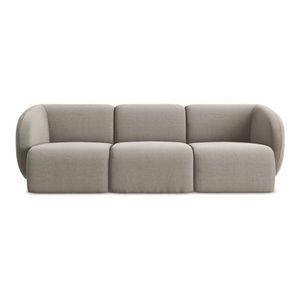 Světle hnědá sametová pohovka 244 cm Lani – Makamii obraz