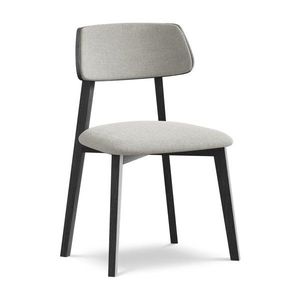 Světle šedá jídelní židle z masivního dřeva Niu – Makamii obraz