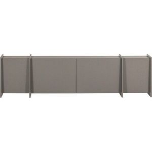 Šedý TV stolek v dekoru jasanu 200x53x44 cm Brock – WOOOD obraz