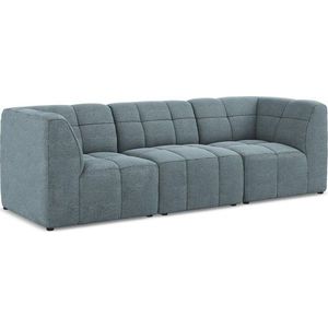 Modrá pohovka z textilie bouclé 255 cm Aloha – Makamii obraz