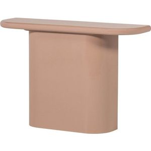 Světle růžový lesklý konzolový stolek 30x120 cm Nocta – WOOOD obraz