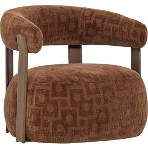 Hnědé křeslo Foon – WOOOD obraz