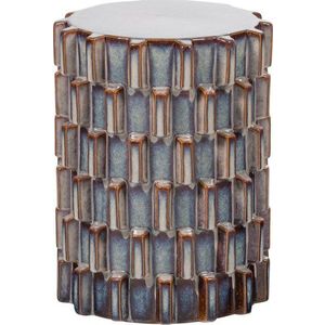 Keramický kulatý odkládací stolek ø 35 cm Axu – WOOOD obraz