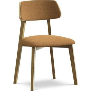 Jídelní židle z masivního dřeva v terakotové barvě Niu – Makamii obraz