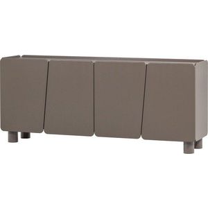 Hnědá komoda z borovicového dřeva 200x85x45 cm Root – WOOOD obraz