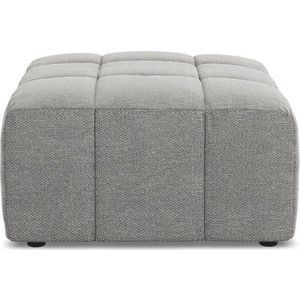 Šedá podnožka z textilie bouclé Aloha – Makamii obraz