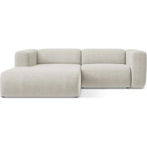 Béžová rohová pohovka (levý roh/s lenoškou) Ekahi – Makamii obraz