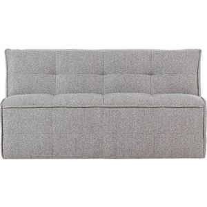 Světle šedá polstrovaná lavice z textilie bouclé Cluster – vtwonen obraz