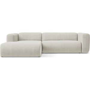 Béžová rohová pohovka (levý roh/s lenoškou) Ekahi – Makamii obraz