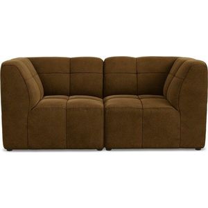 Sametová pohovka v hořčicové barvě 180 cm Aloha – Makamii obraz