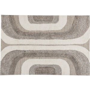 Šedý/béžový koberec s příměsí vlny 170x240 cm Moro – WOOOD obraz