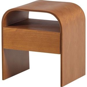 Noční stolek s poličkami v přírodní barvě Momo – WOOOD obraz