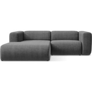 Šedá rohová pohovka (levý roh/s lenoškou) Ekahi – Makamii obraz