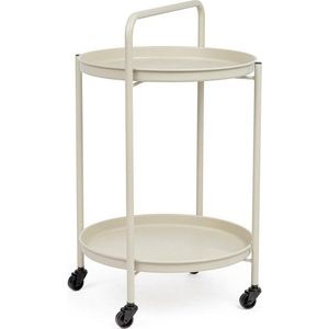 Ocelový servírovací stolek ø 44, 5 cm Austin – Bizzotto obraz