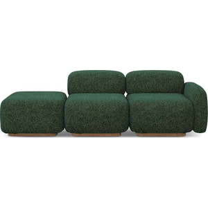 Tmavě zelená pohovka pravý roh 258 cm Ailani - II. jakost – Makamii obraz