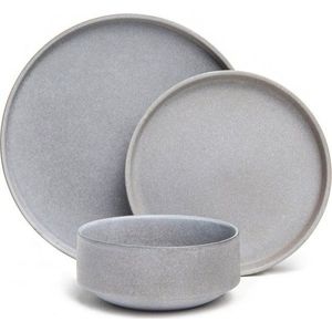 18dílná sada šedého kameninového nádobí Bonami selection Malia obraz