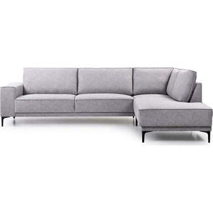Světle šedá rohová pohovka (pravý roh) Copenhagen – Scandic obraz