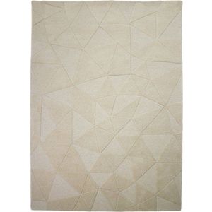 Béžový ručně tkaný vlněný koberec 120x170 cm Shard – Flair Rugs obraz