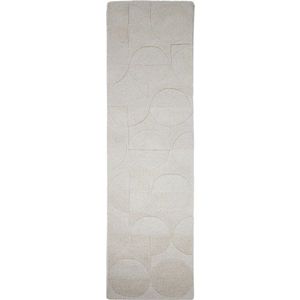 Slonovinový ručně tkaný vlněný běhoun 60x230 cm Gigi – Flair Rugs obraz