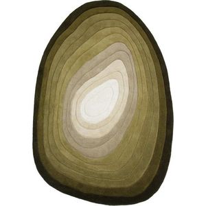 Zelený ručně tkaný vlněný koberec 160x230 cm Puddle Ombre – Flair Rugs obraz