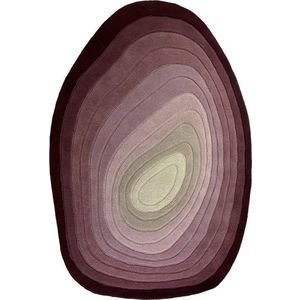 Fialový ručně tkaný vlněný koberec 160x230 cm Puddle Ombre – Flair Rugs obraz