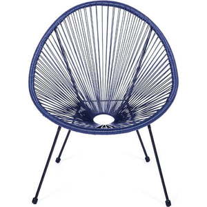 Modré kovové/plastové zahradní křeslo Avocado Comfort – Bonami Selection obraz