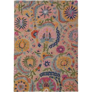 Ručně tkaný vlněný koberec 160x230 cm Amira Floral – Flair Rugs obraz
