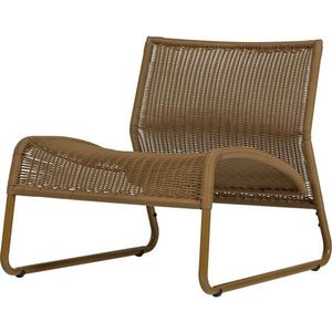 Okrově žluté z umělého ratanu zahradní křeslo West – WOOOD obraz