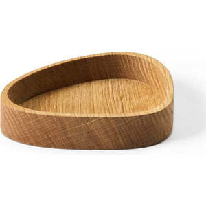 Dekorativní dřevěný úložný box v přírodní barvě 14x12, 5x3 cm Curve S – LIND DNA obraz