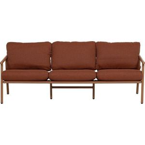 Čalouněná zahradní pohovka v terakotové barvě Cavero – WOOOD obraz