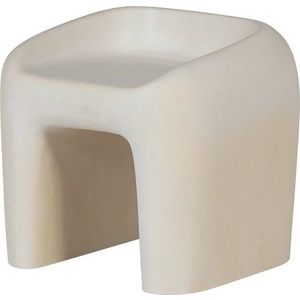 Slonovinová plastová zahradní židle Nivo – WOOOD obraz