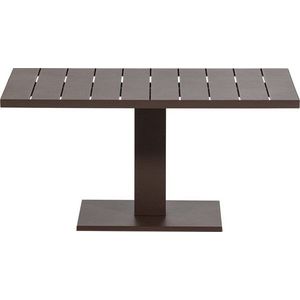 Kovový zahradní jídelní stůl 80x100 cm Tesso – WOOOD obraz