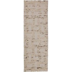 Ručně tkaný běhoun s příměsí vlny v přírodní barvě 80x230 cm Rova Blend – Flair Rugs obraz