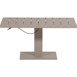 Kovový zahradní jídelní stůl 80x100 cm Tesso – WOOOD obraz