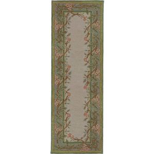 Ručně tkaný vlněný běhoun 80x300 cm Verona Floral – Flair Rugs obraz