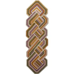 Ručně tkaný vlněný běhoun 80x300 cm Lattice Shaped – Flair Rugs obraz