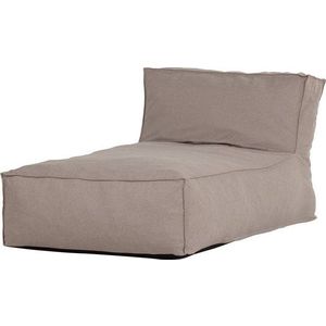 Šedobéžové polstrované zahradní lehátko Velora – WOOOD obraz