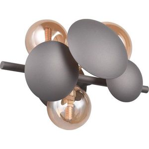 Nástěnné svítidlo v šedo-zlaté barvě Bubble – Trio Select obraz