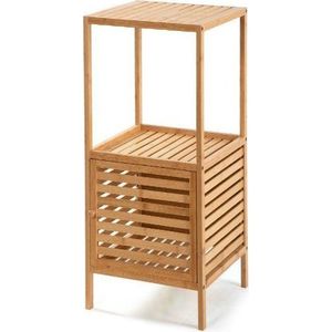 Bambusový koupelnový regál v přírodní barvě 35x80 cm Auren – Bonami Essentials obraz