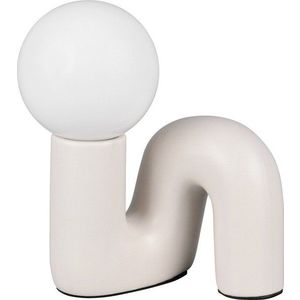 Slonovinová keramická stolní lampa (výška 21, 5 cm) Quinn – Reality obraz