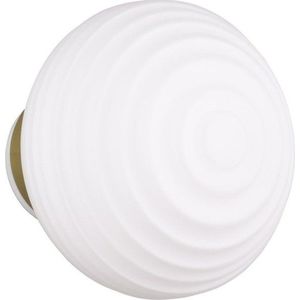 Bílé skleněné LED nástěnné svítidlo na USB ø 15, 5 cm Earl – Reality obraz