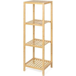 Bambusový koupelnový regál v přírodní barvě 37x110 cm Skaren – Bonami Essentials obraz
