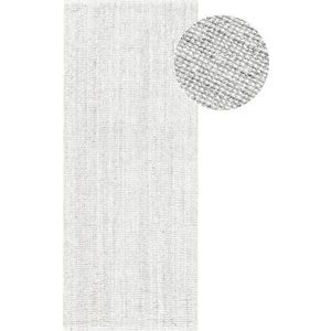 Světle šedý oboustranný/ručně tkaný jutový běhoun 80x200 cm Bouclé Jaipur – Hanse Home obraz