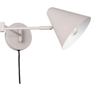 Slonovinové nástěnné svítidlo s ohybatelnou konstrukcí do zásuvky ø 15 cm Cosima – Trio obraz