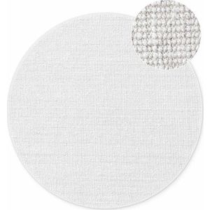 Světle šedý oboustranný/ručně tkaný jutový kulatý koberec ø 160 cm Bouclé Jaipur – Hanse Home obraz