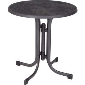 Kovový kulatý zahradní jídelní stůl ø 70 cm Pizarra – Dajar obraz