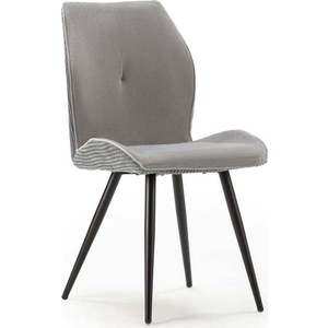 Světle šedé manšestrové jídelní židle v sadě 2 ks Adaya – Marckeric obraz